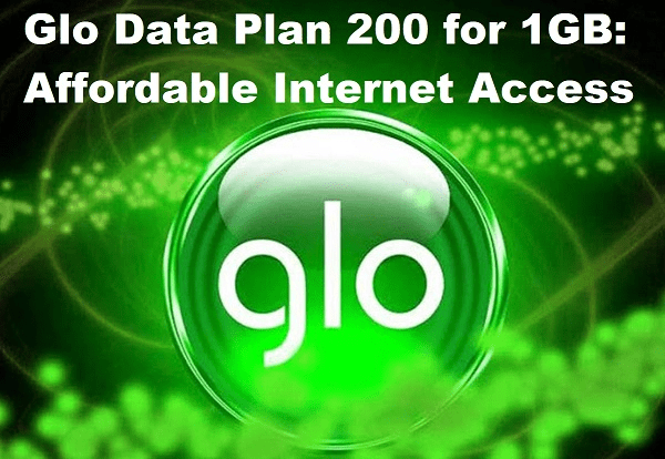 glo data plan 200 for 1gb