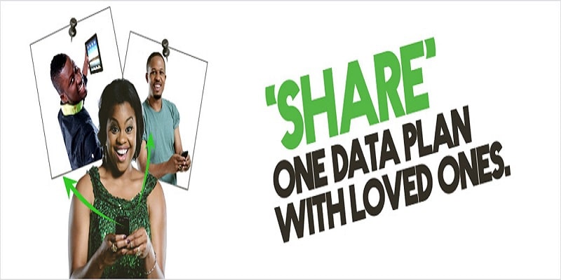 GLO Data share for family and friends using the same GLO network