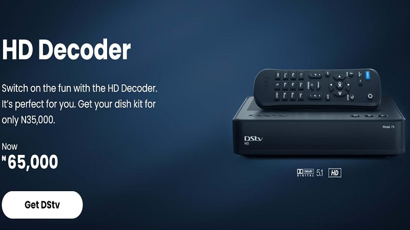 Price of DStv Decoders and Types