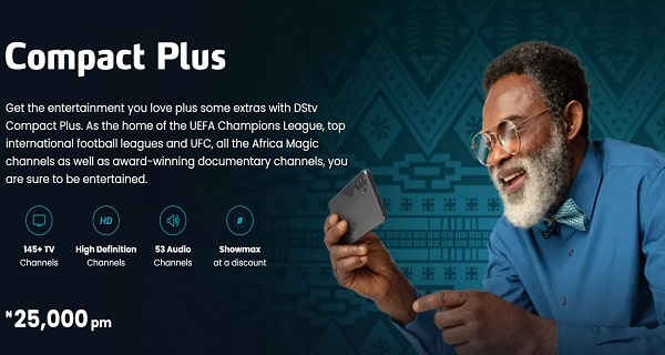 DStv Compact Plus Channels List 2024 & subscription Price