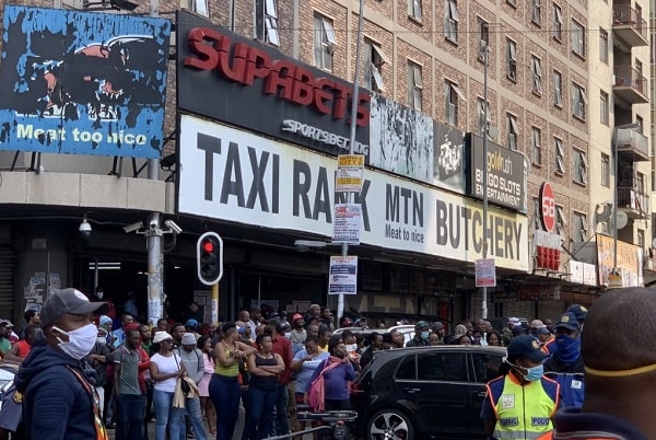 Exploring MTN Noord Taxi Rank on Plein Street, Johannesburg