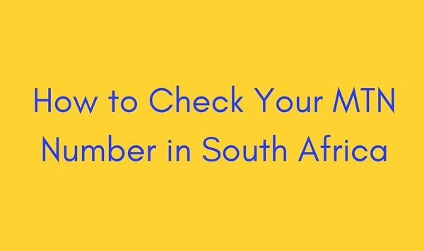 How to Check Your Phone Number on MTN South Africa