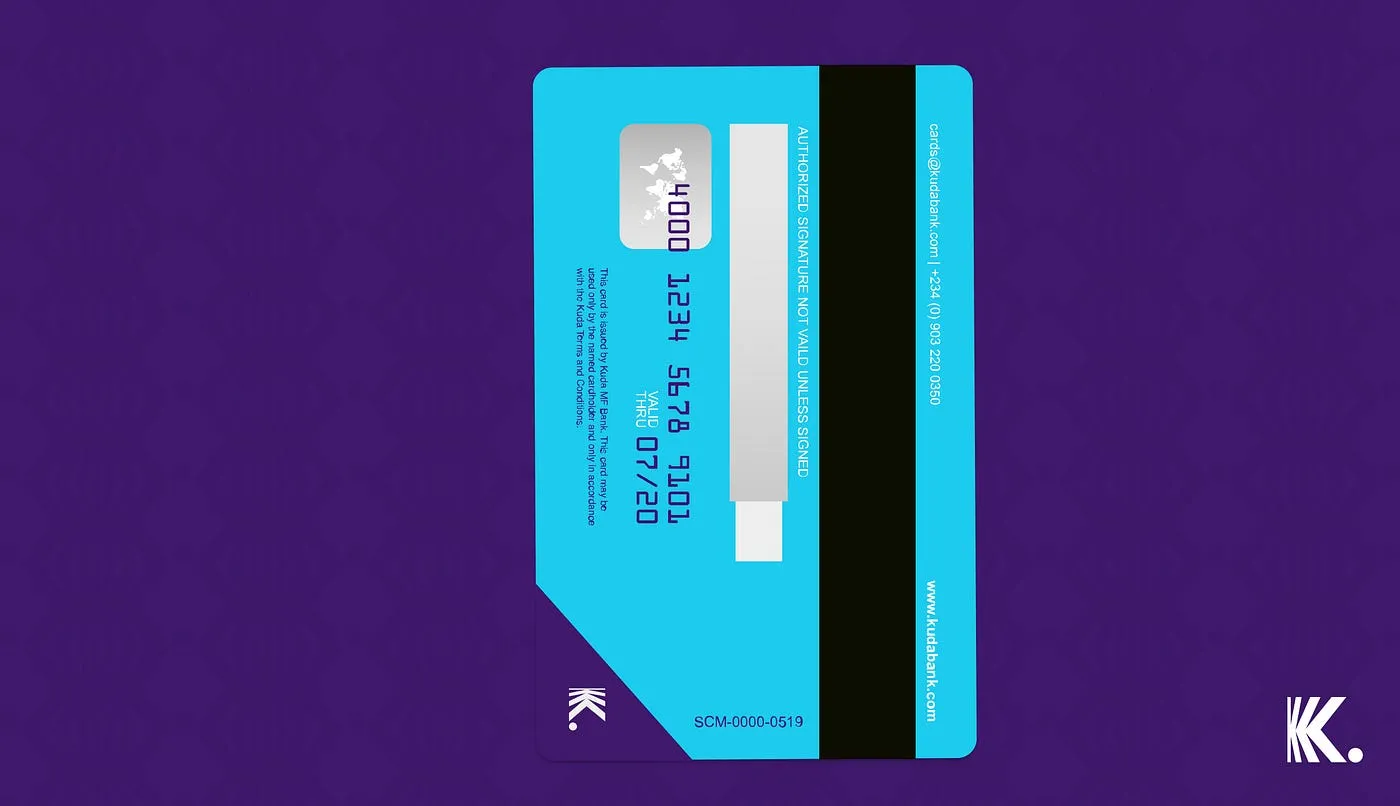 Kuda Bank virtual card