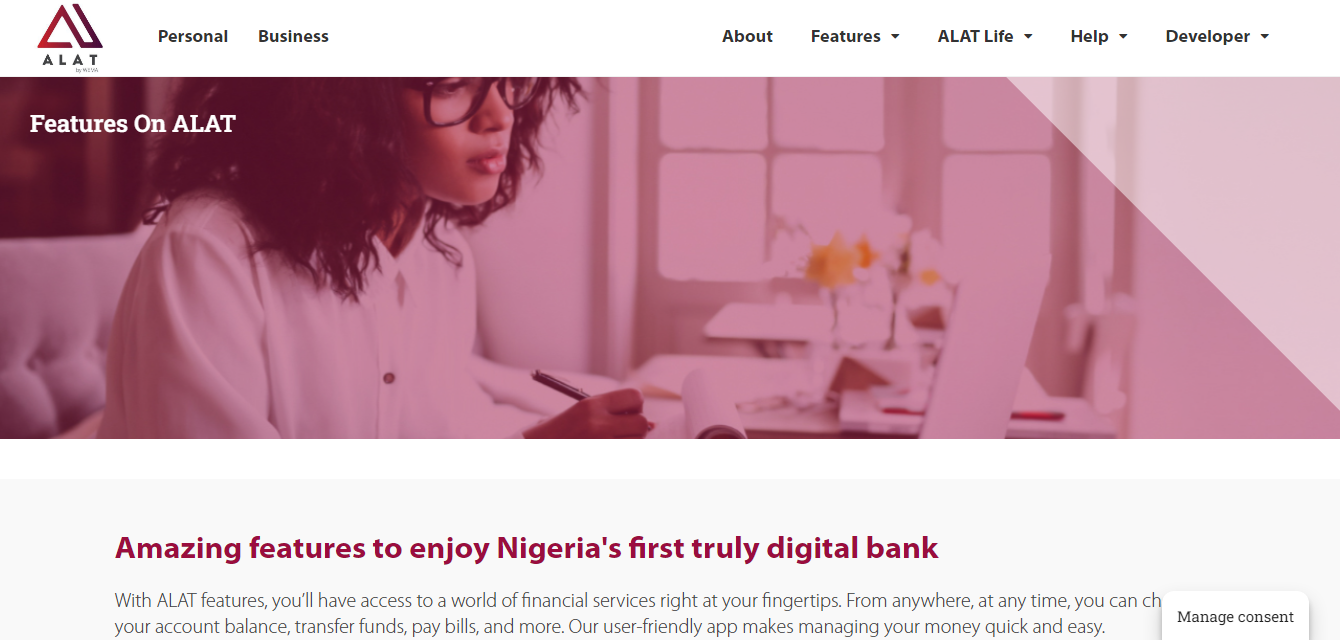 Best Features of ALAT by Wema App in 2024